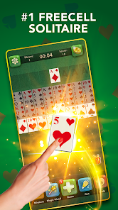 FreeCell Solitaire oyun ekranı - ücretsiz kart oyunu